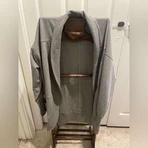 Eddie Bauer Gray Summit Wrap Cardigan Tall 2XL